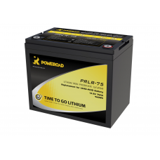 12V Poweroad Lithium Battery 75Ah LiFePO4 - 5yr warranty
