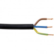Weather Resistant Rubber Flex Cable 0.75mm sq x 25m Drum