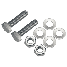 M8 Stainless Bolt Set - 2 x M8 A4 30mm Bolts, Nuts and Washers eg for L16P or Sterling 110ah and bigger