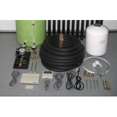 Solar Thermal Parts Bundle with controller, pump, expansion vessel and fittings