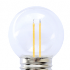 Professional Festoon Lights - Spare Bulbs Warm White SMD 1W Round Filament 200 Lumens
