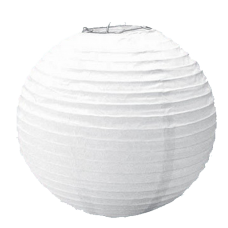 White Paper Lantern Lamp Shade 4 inch (10cm) perfect for G4 lamps