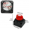 275A Battery Isolator Switch in housing with removable knob