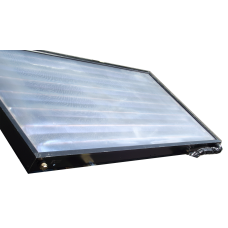 Boat Solar Thermal hot water heating bundle - flat plate panel, 12v pump - fits to existing water cylinder